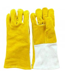 Yellow/White Welding Gloves